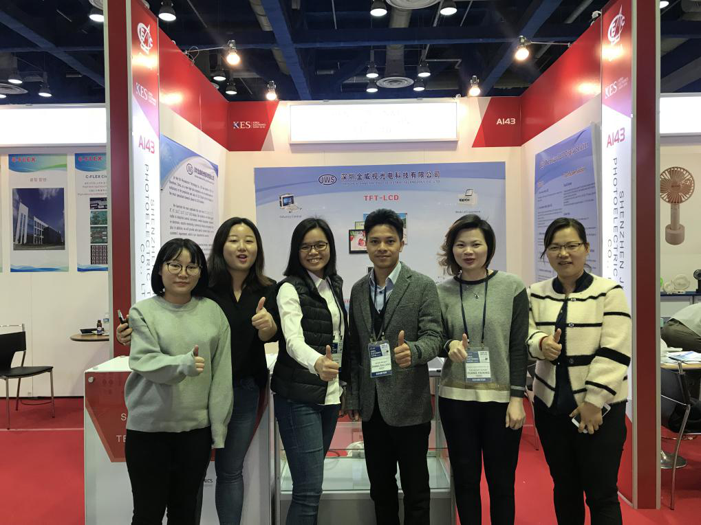 JWS LCD Display in Korea Electronics Show 2018-02