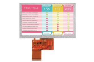 5 inch TFT LCD high resoution 800X480
